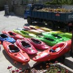 Kayaking Nepal Boats Aplenty