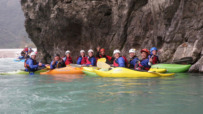 Kayaking Nepal Seti Class of 2010